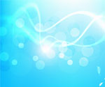 Abstract Blue Glow